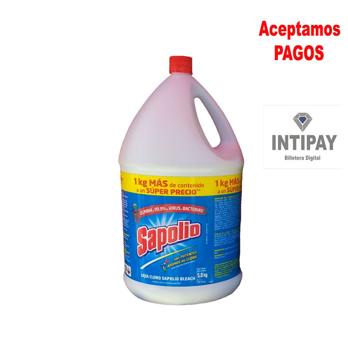 Lejia Cloro Sapolio x 4.7 Litros